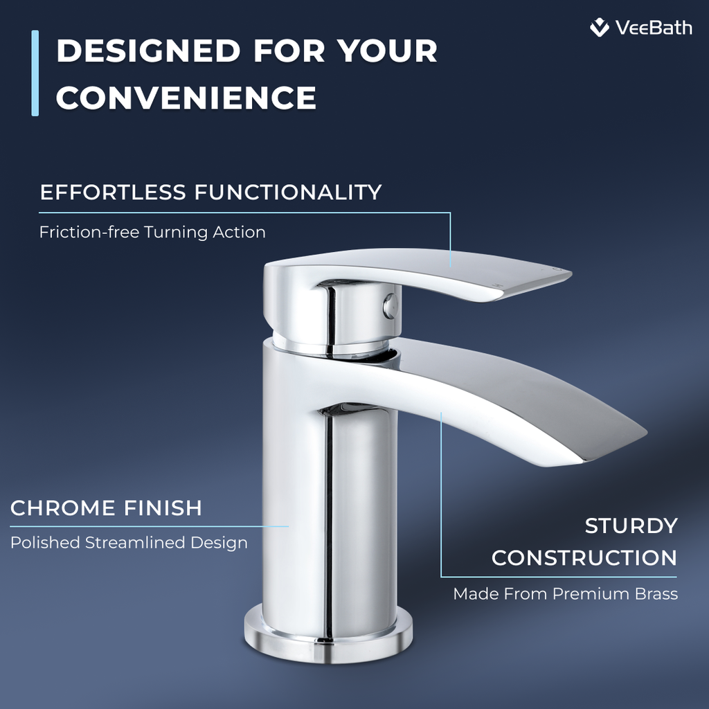 Carter Mono Basin Mixer Tap with Waste