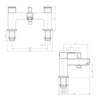 Munro Bath Shower Mixer