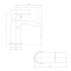 Carter Mono Basin Mixer Tap with Waste