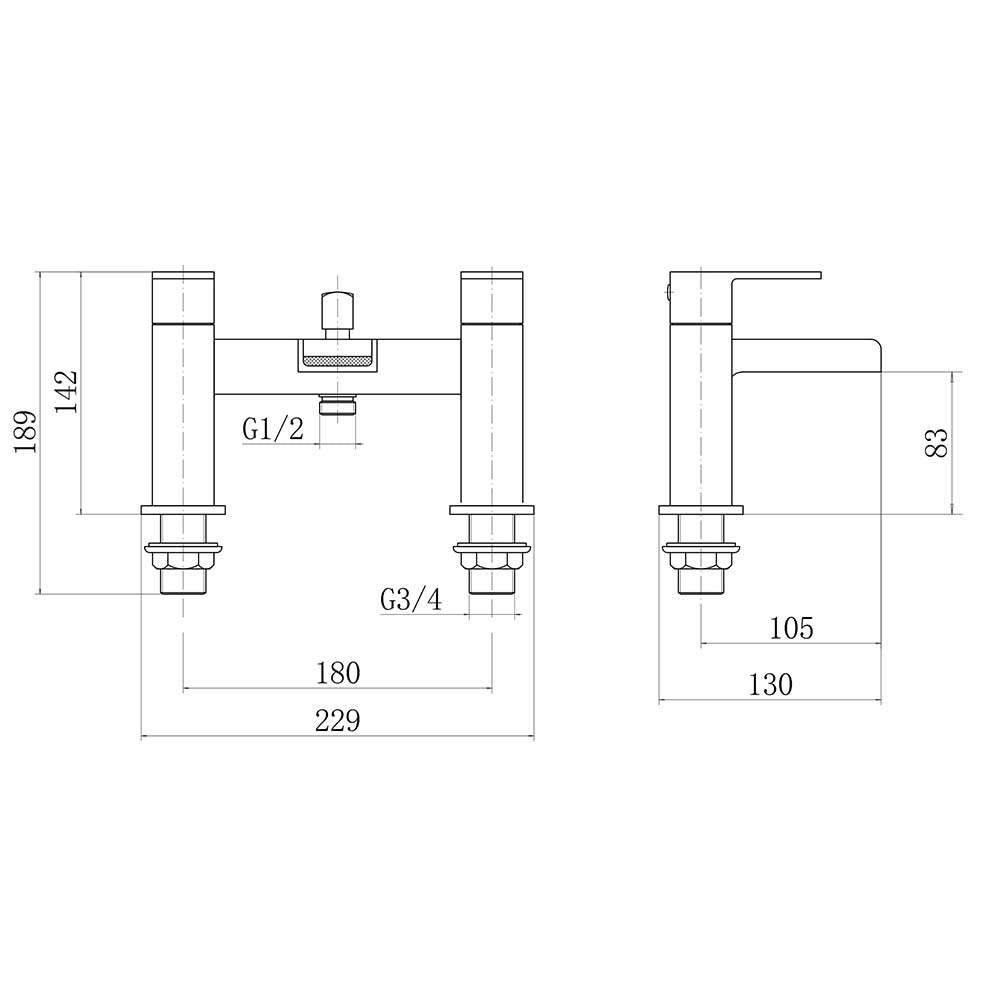 Kelvin Bath Shower Mixer