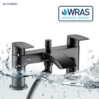 Carter Bath Shower Mixer - Matt Black