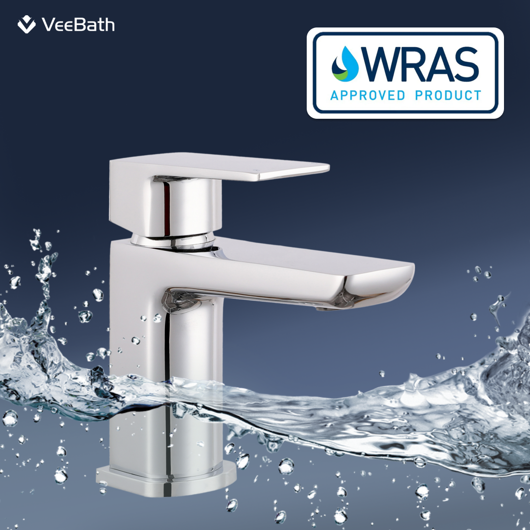 Lunar Soft Square Mono Basin Mixer Tap with Waste - Chrome