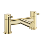 Dixon Round Bath Filler Mixer Tap - Brushed Brass