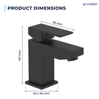 Munro Mono Basin Mixer Tap - Matt Black