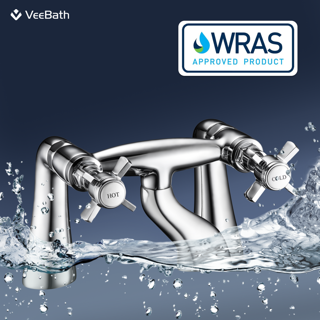 Regency Traditional Bath Filler Mixer Tap - Chrome