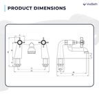 Regency Traditional Bath Filler Mixer Tap - Matt Black