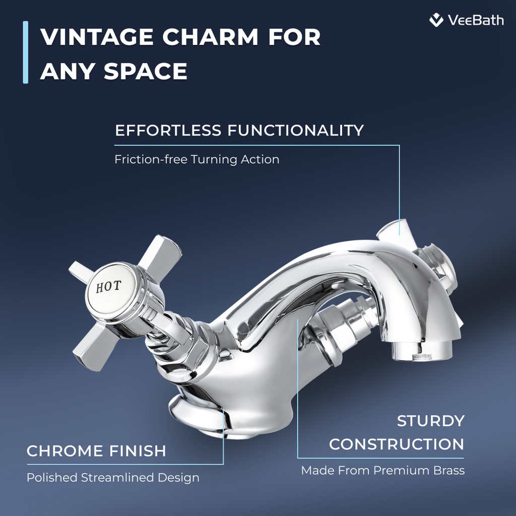 Regency Mono Basin mixer with waste