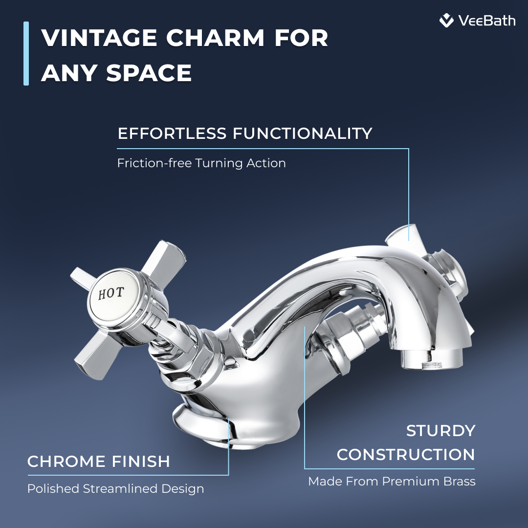 Regency Mono Basin mixer with waste