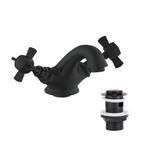 Regency Traditional Mono Basin Mixer Tap - Matt Black