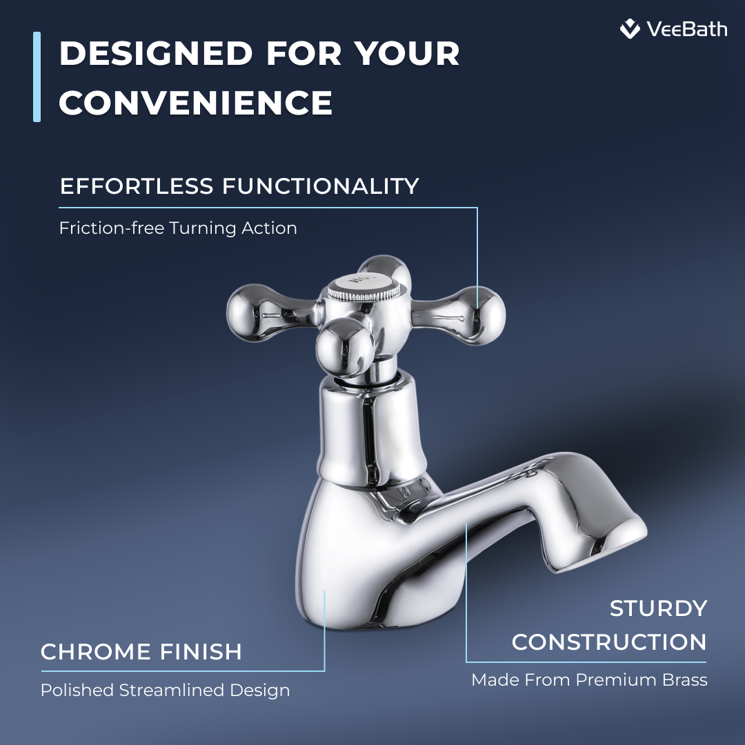 Traditional Basin taps pair