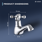 Traditional Basin taps pair