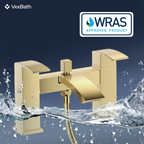 Trace Bath Shower Mixer Tap with Kit - Brushed Brass