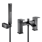 Trace Bath Shower Mixer Tap with Kit - Matt Black