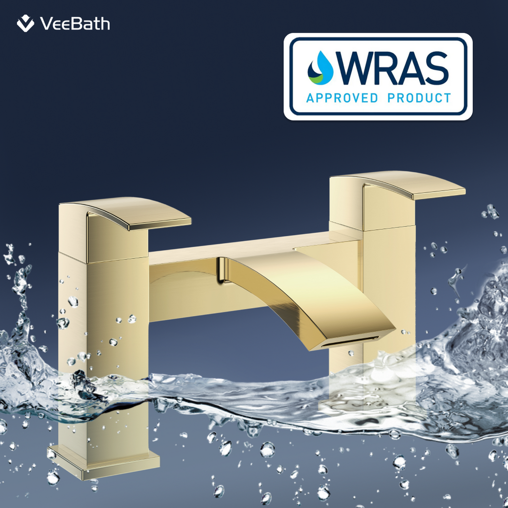Trace Bath Filler Mixer Tap - Brushed Brass