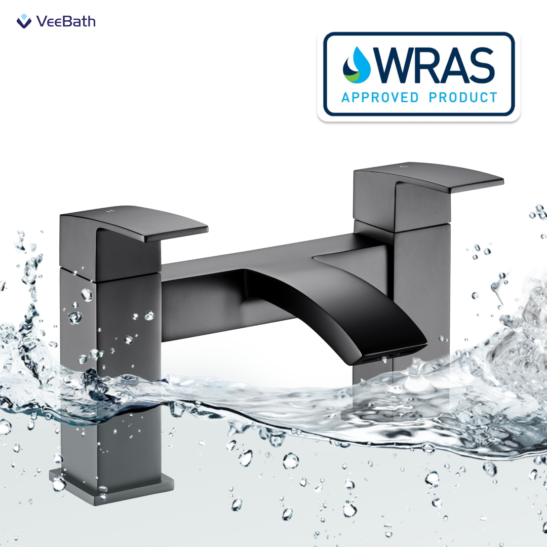 Trace Bath Filler Mixer Tap - Matt Black
