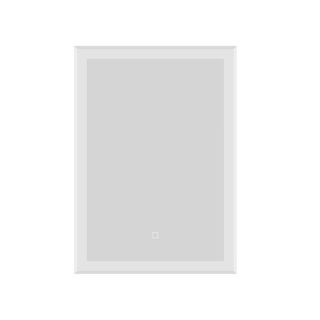 Illuminated Mirror With Light Sensor And Demister Pad 700mm x 500mm