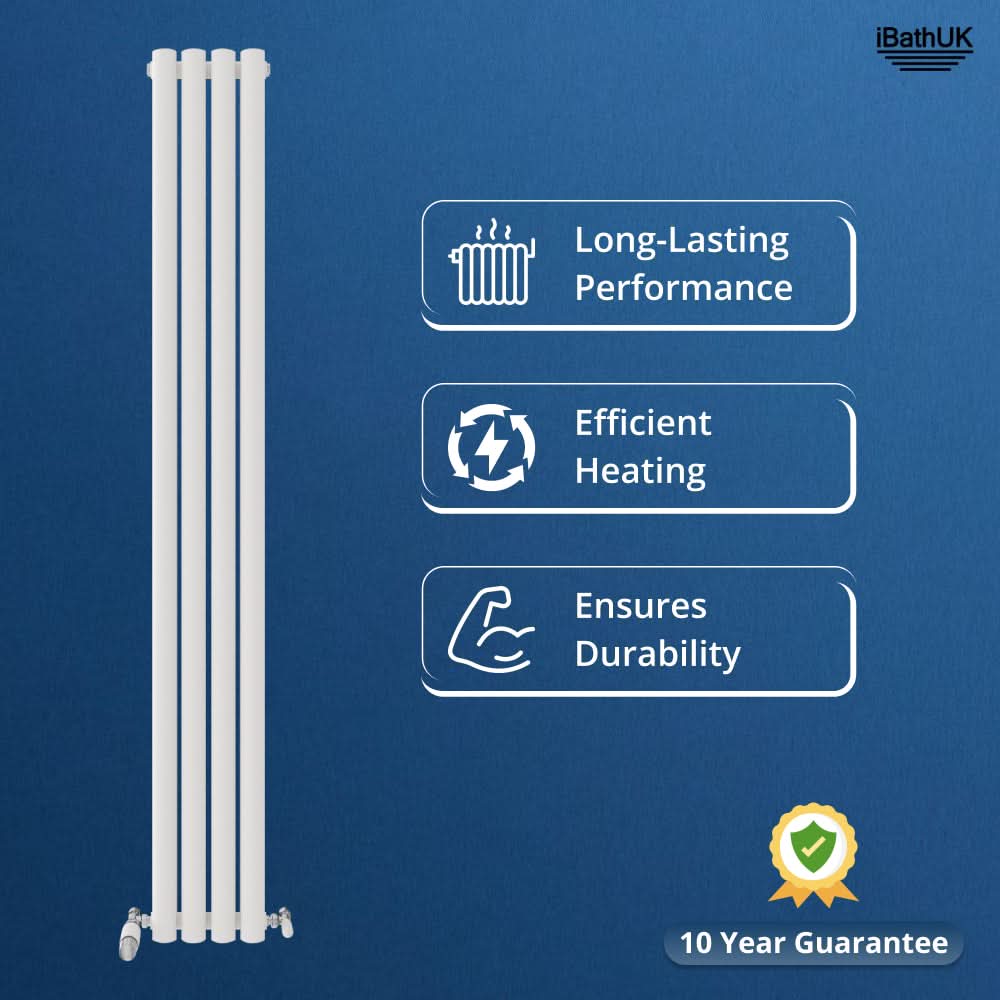 Princia Vertical Double Oval Panel Radiator