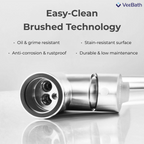 HENRY Stainless Steel Kitchen Mixer Tap - Stainless Steel