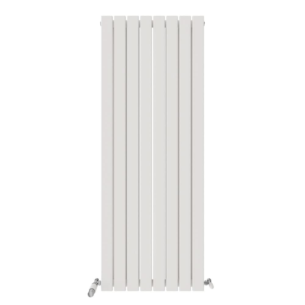 iBathUK Apex Vertical Double Panel Slim Flat Radiator, Designer Slim Radiator