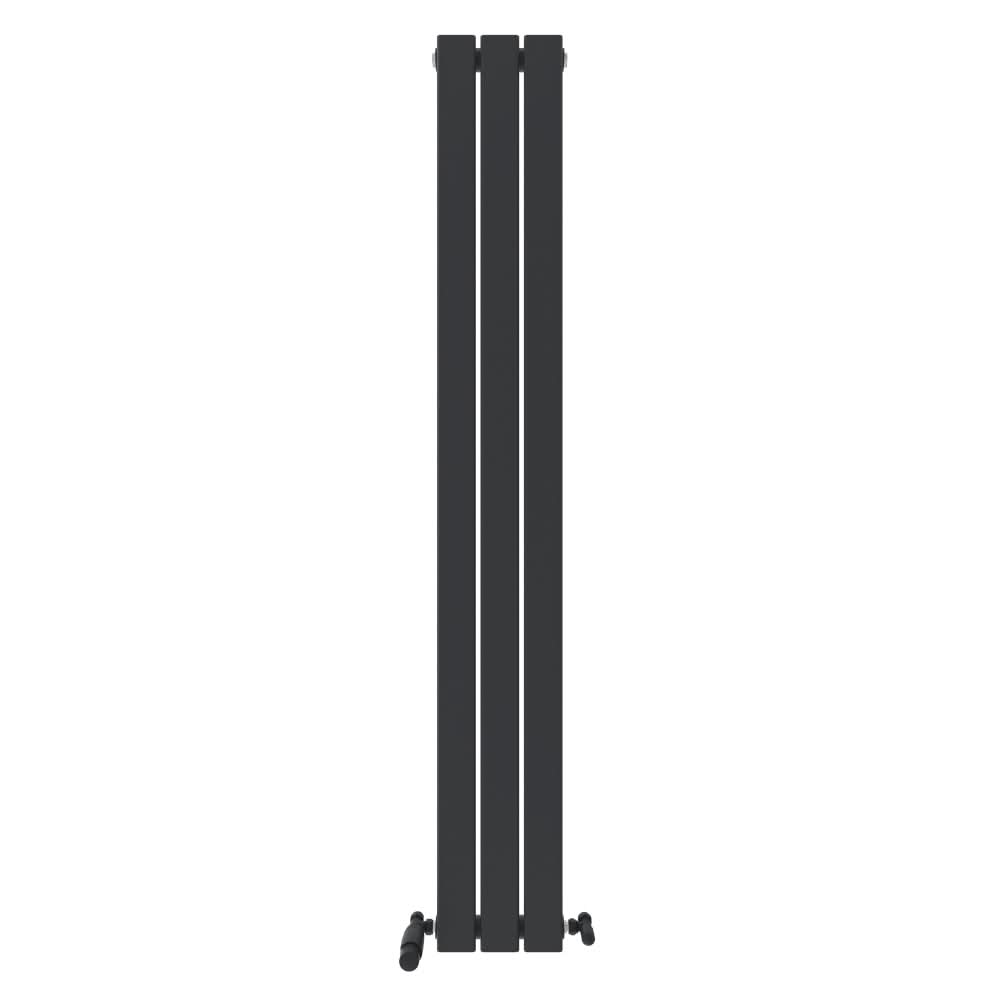 iBathUK Apex Vertical Single Panel Slim Flat Radiator, Designer Slim Radiator