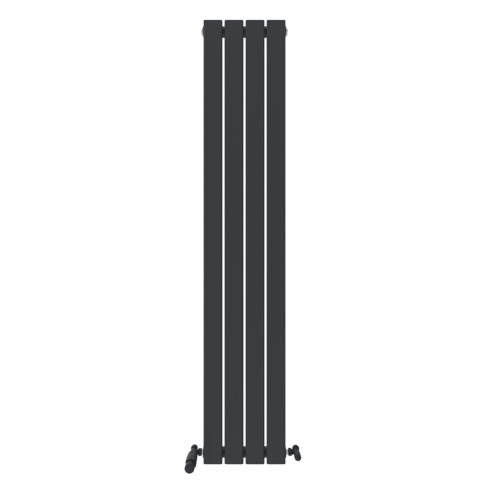 Belgravia Vertical Single Slim Flat Panel Radiator White 1600mm x 532mm