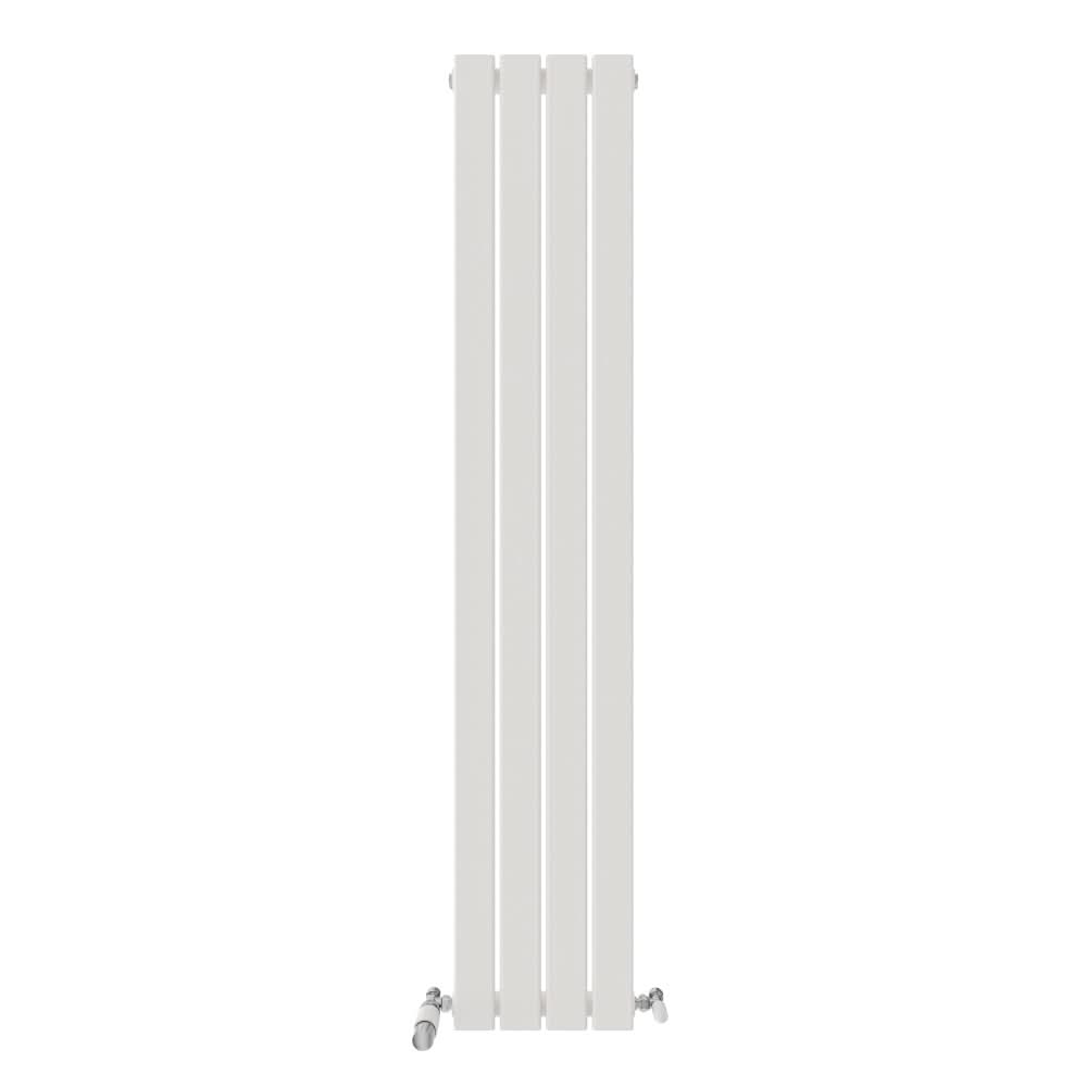 iBathUK Apex Vertical Single Panel Slim Flat Radiator, Designer Slim Radiator