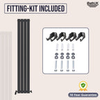 iBathUK Apex Vertical Single Slim Flat Panel Radiator, Designer Radiators, Slim Radiator