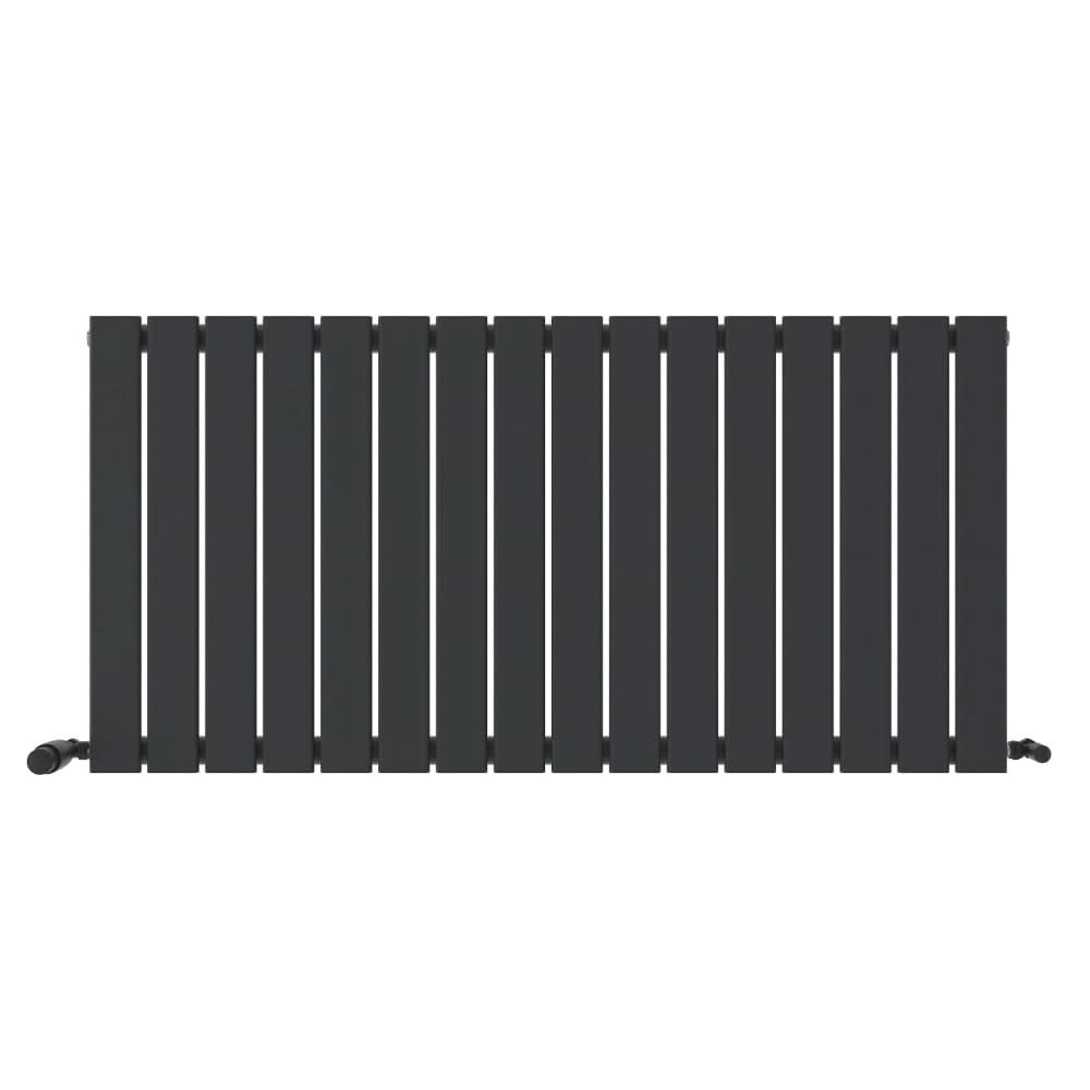 iBathUK Apex Horizontal Single Panel Slim Radiator, Designer Heating Radiators