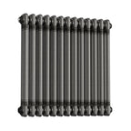 Helena Traditional Horizontal Column Radiator - Raw Metal
