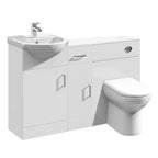 Bathroom Vanity Unit Cabinet Combination Set WC Toilet Unit Pan Cupboard