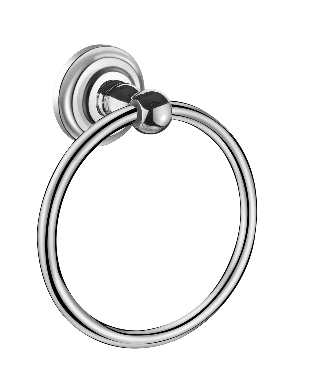 iBathUK Ardent Traditional Chrome Bathroom Accessory Set, 6 Piece Wall Mounted Kit with Classic Detailing for Timeless Elegance