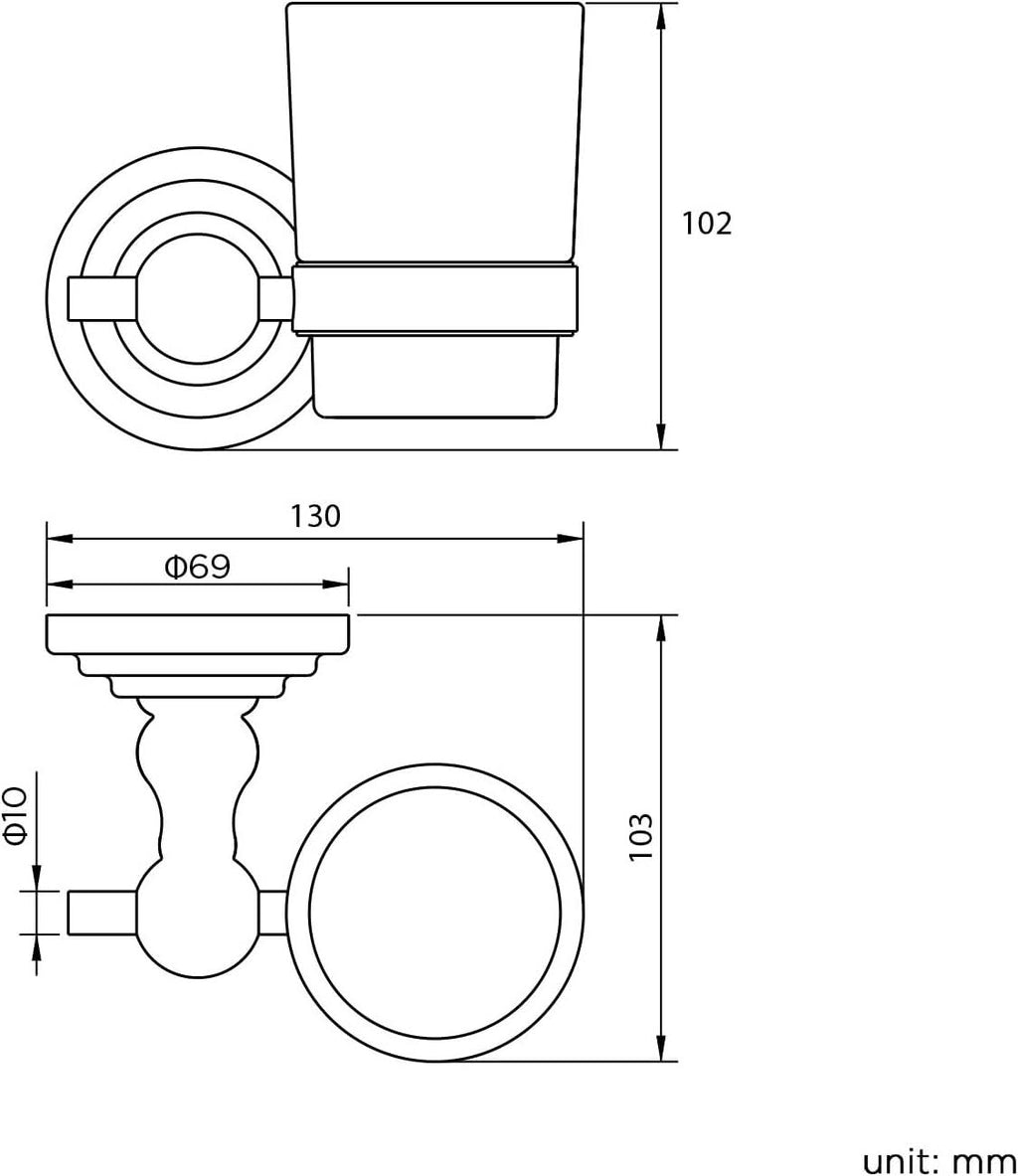 iBathUK Ardent Traditional Bathroom Accessory Set, Wall Mounted Chrome Soap Dish & Toothbrush Holder with Classic Detailing