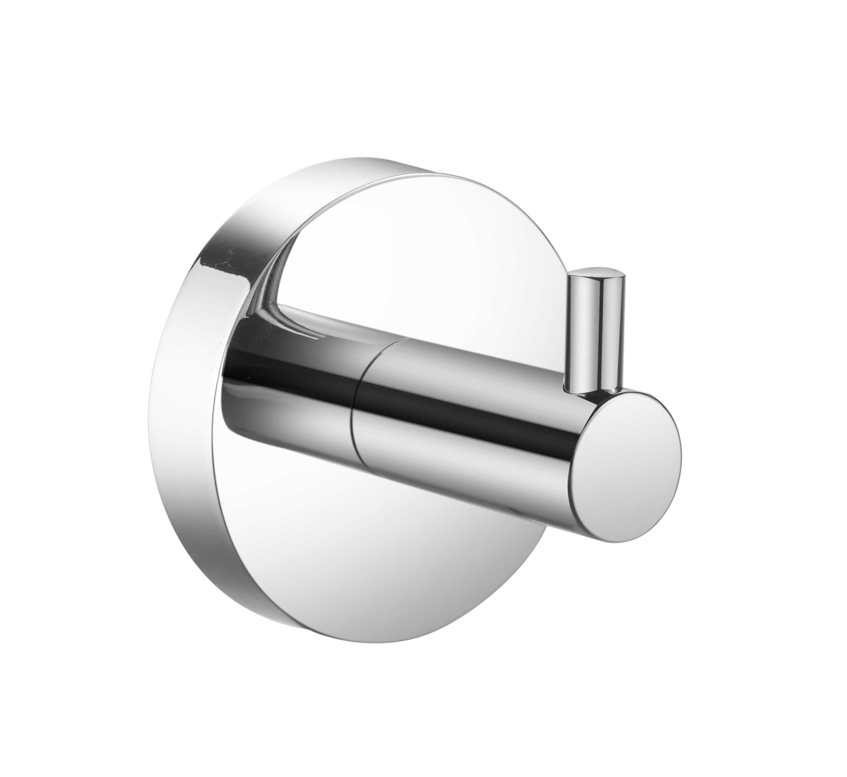 iBathUK Lumo Wall Mounted Bathroom Accessory Set, 6 Piece Complete Kit for Modern Bathrooms, Chrome