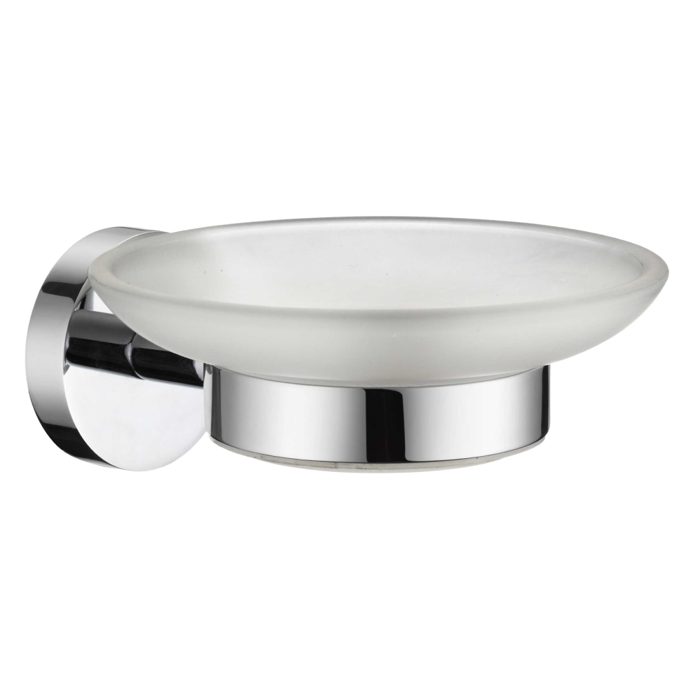 iBathUK Lumo Wall Mounted Bathroom Accessory Set, 6 Piece Complete Kit for Modern Bathrooms, Chrome