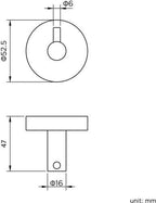 iBathUK Lumo Designer Bathroom Accessory Set, Chrome Towel Ring, Robe Hook & Toilet Roll Holder for Modern Bathrooms