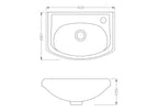 Modern Close Coupled Toilet Bathroom Vanity Storage Unit Basin Cloakroom Set