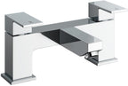 iBathUK Mist Basin Sink Mixer Tap & Bath Filler Bathroom Faucet Set, Coordinated Bathroom Filler Taps with Modern Style and Function, Chrome
