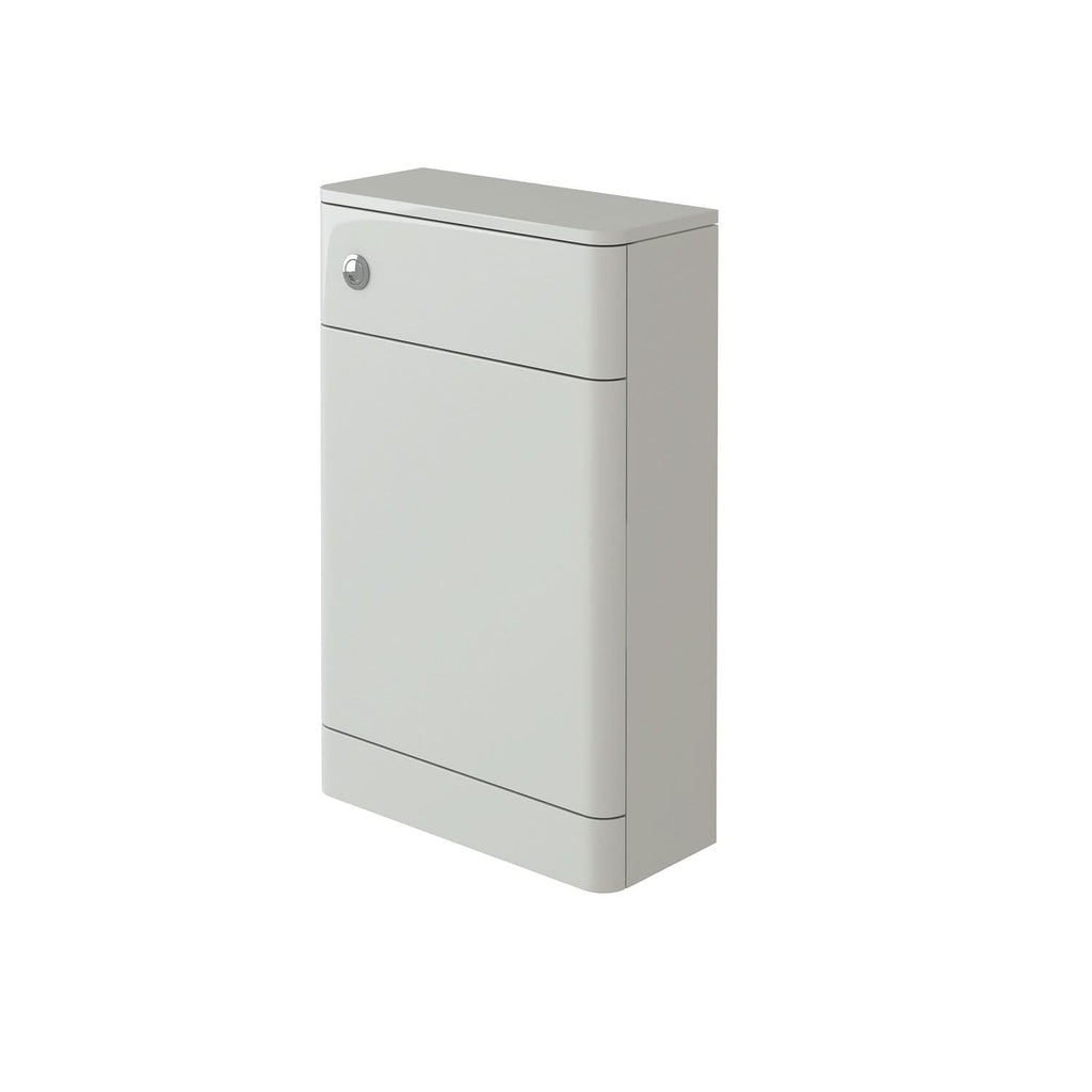 Denver 500x217 WC Unit - White Gloss (Flat Pack)