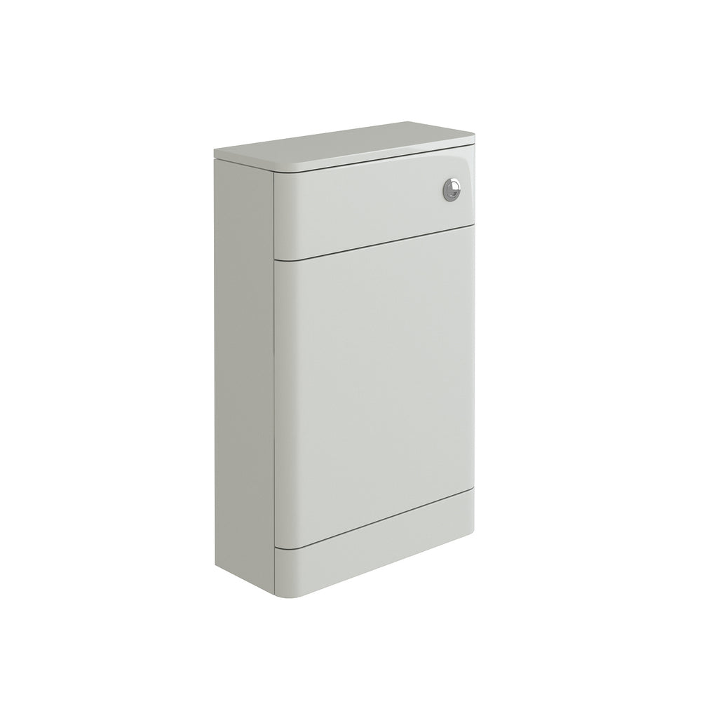 Denver 500x217 WC Unit - White Gloss