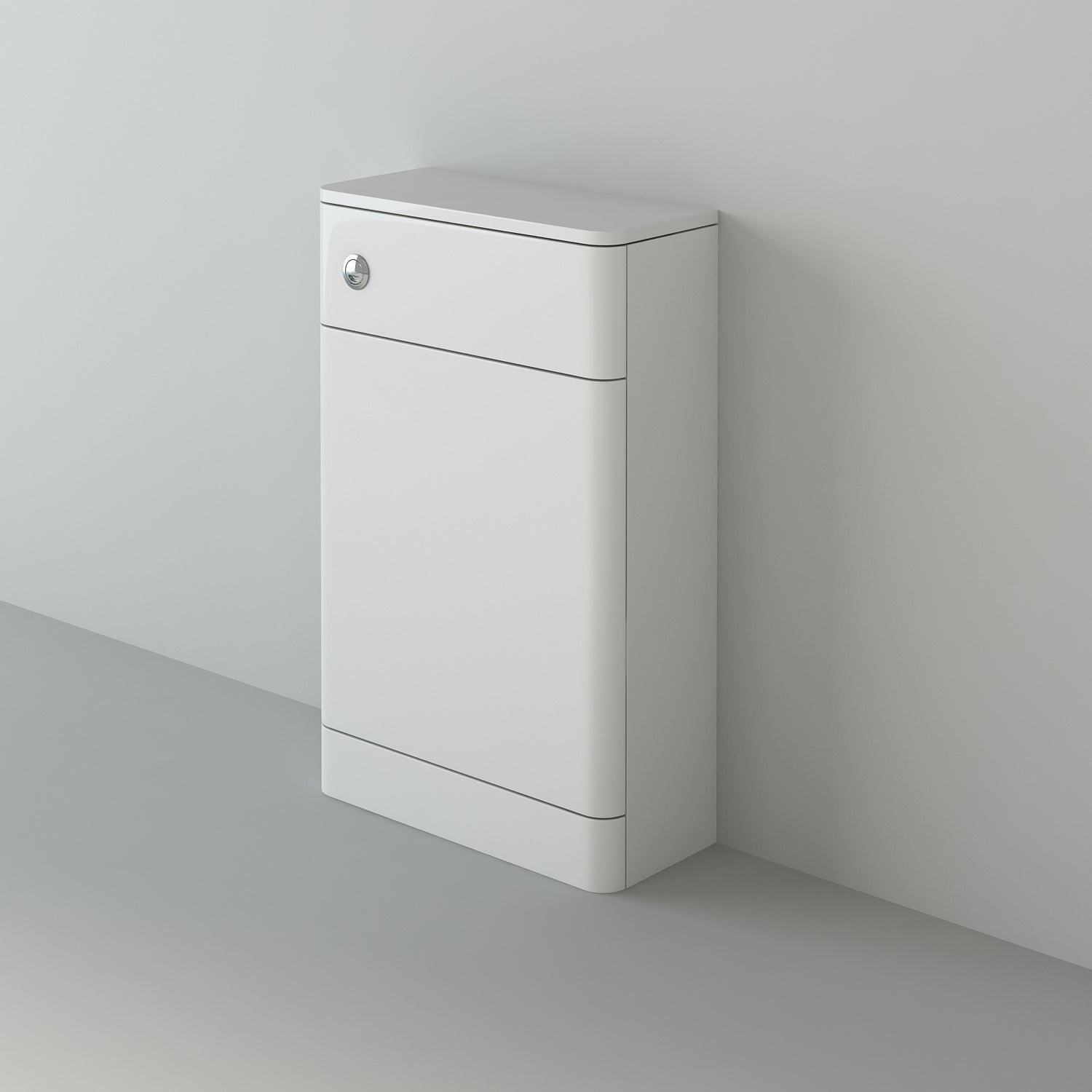 Denver 500x217 WC Unit - White Gloss
