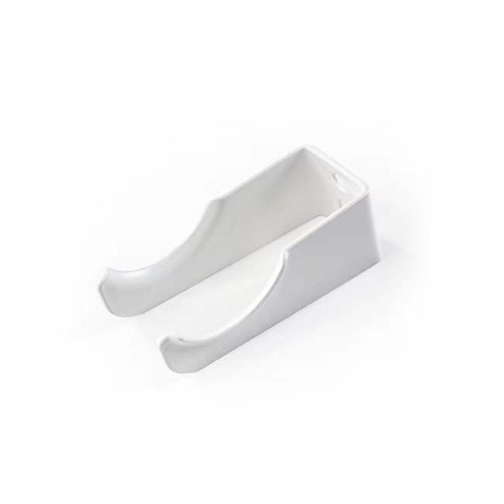 iBathUK Regency Traditional Wall Mounted 3 Column Radiator Brackets, High Strength Steel Matt White Set of 4