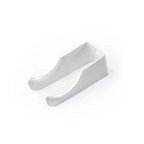 iBathUK Regency Traditional Wall Mounted 3 Column Radiator Brackets, High Strength Steel Matt White Set of 4