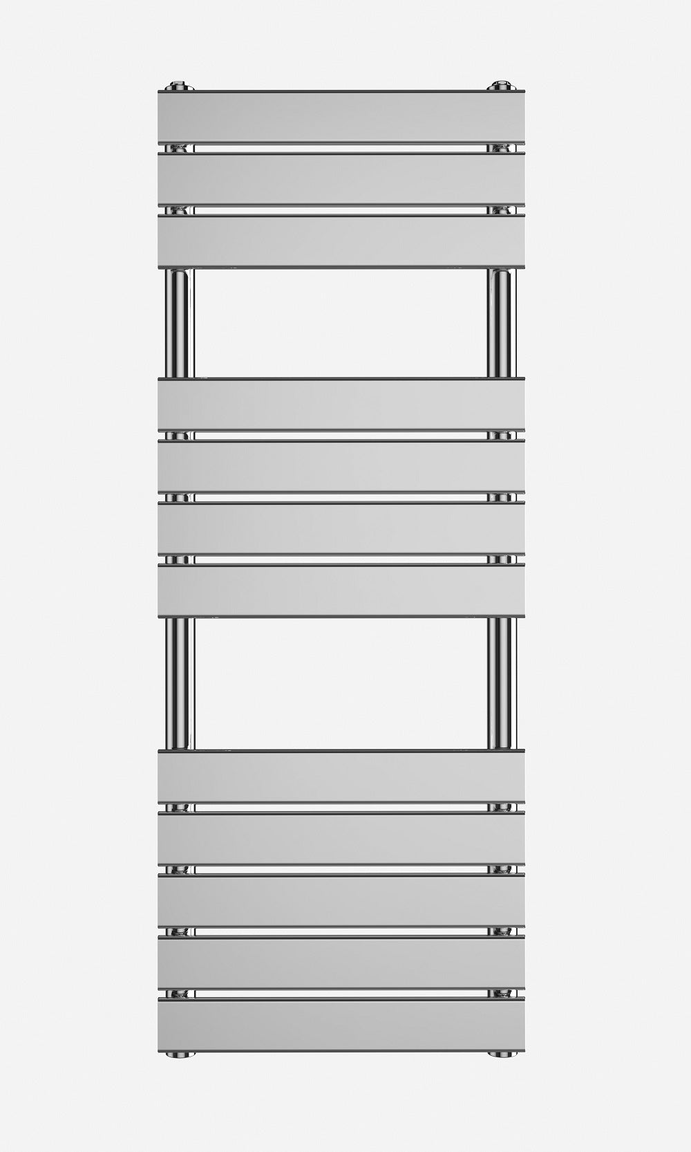 800 x 600 White Flat Panel Heated Towel Rail Bathroom Radiator