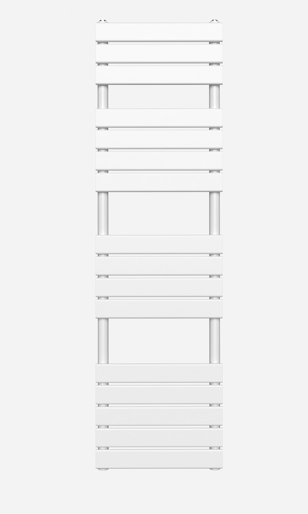 800 x 600 White Flat Panel Heated Towel Rail Bathroom Radiator
