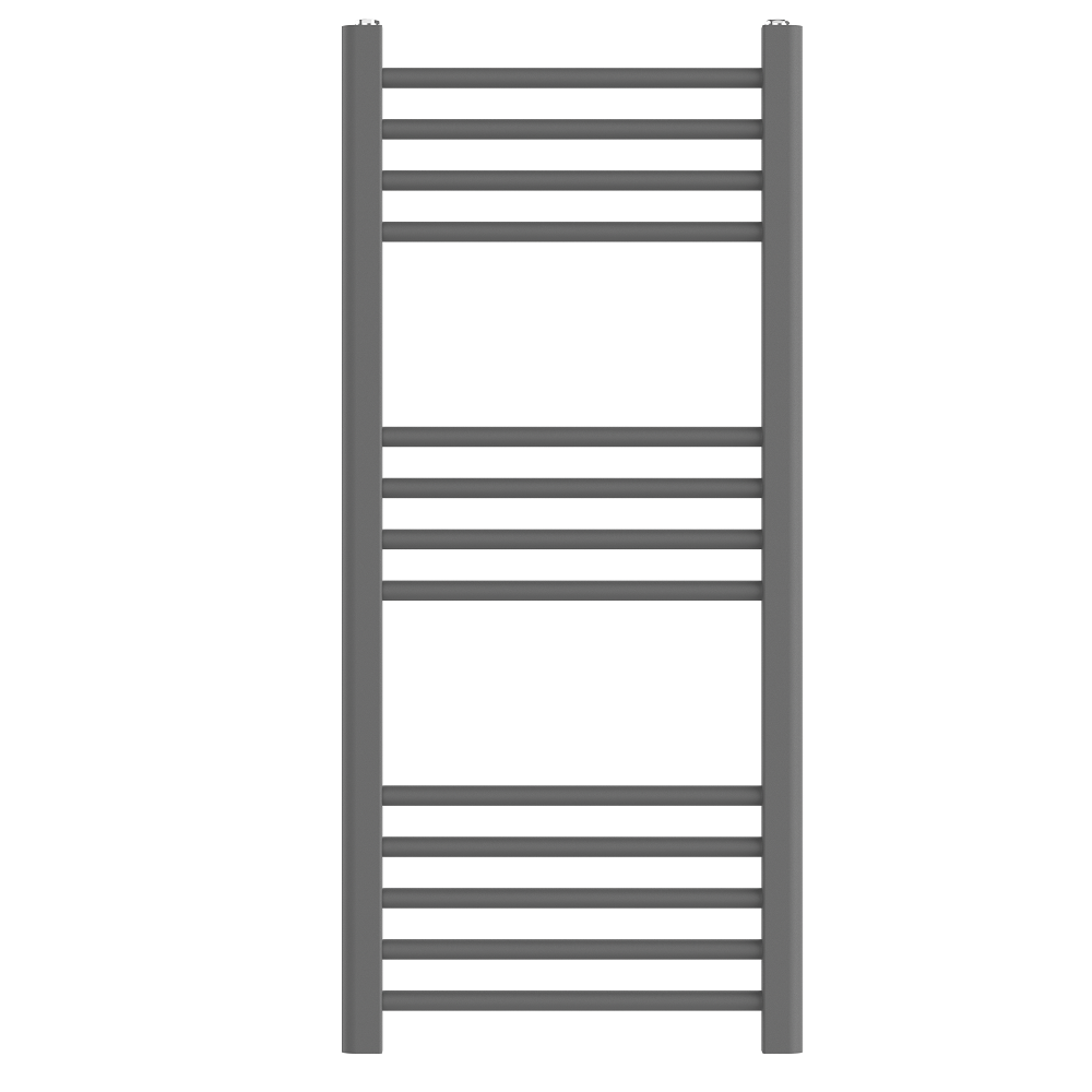 800 x 500 Straight Heated Towel Rail Chrome Bathroom Radiator