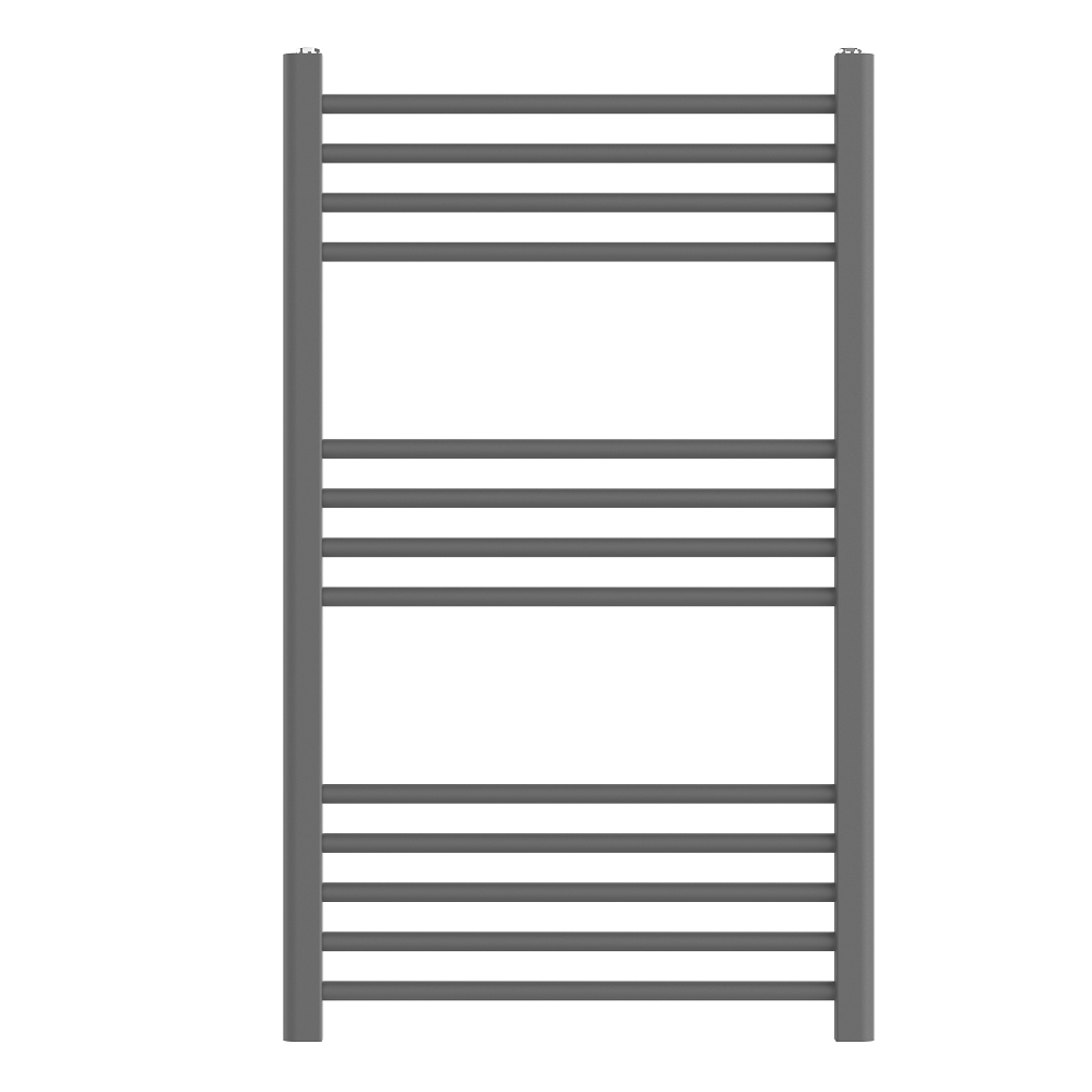 800 x 500 Straight Heated Towel Rail Chrome Bathroom Radiator