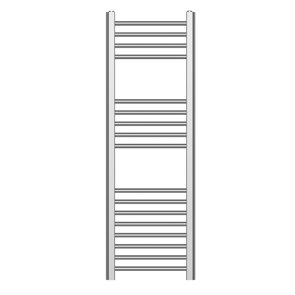 800 x 500 Straight Heated Towel Rail Chrome Bathroom Radiator