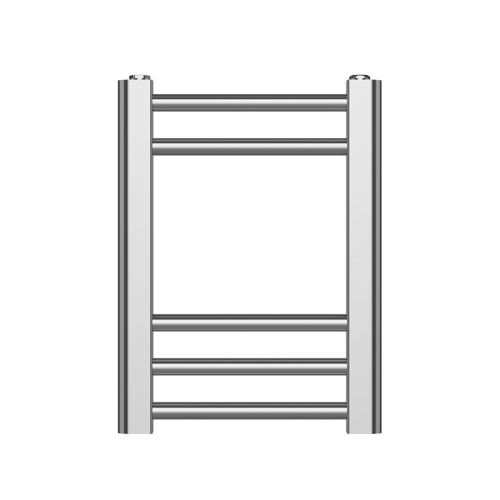 800 x 500 Straight Heated Towel Rail Chrome Bathroom Radiator