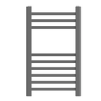 iBathUK Zypher Straight Heated Towel Rail Bathroom Designer Radiator, High Heat Output Central Heating High Grade Steel Chrome Plated 800 x 500 mm