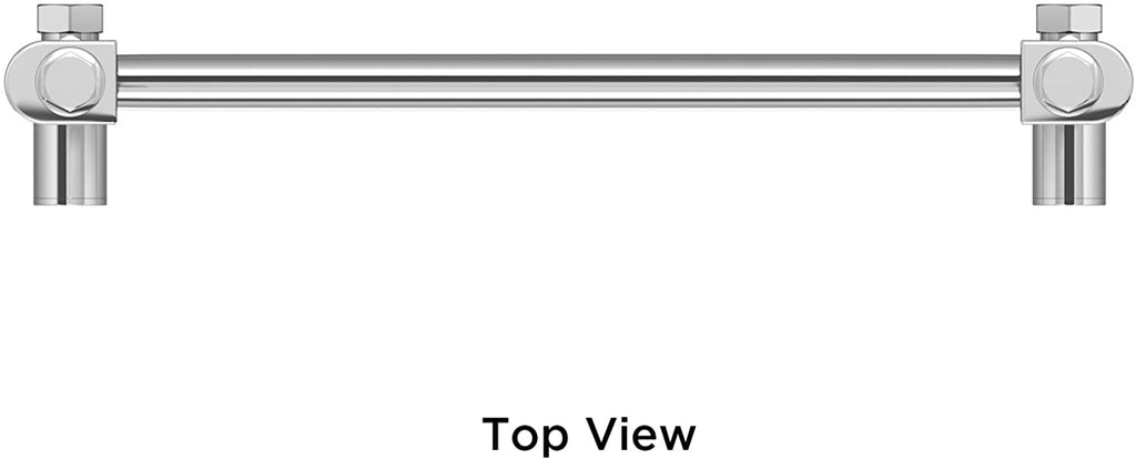 800 x 500 Straight Heated Towel Rail Chrome Bathroom Radiator